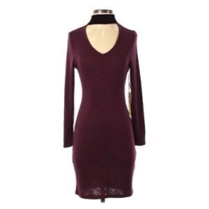 California moonrise purple knit dress M